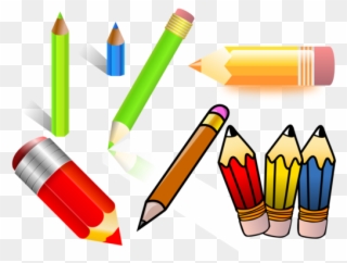 Colored Pencil Drawing Writing Implement Coloring Book - Pencil Clipart