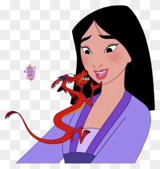As You Can See They Are Princess, Most Where Dresses - Mulan And The Dragon Clipart