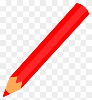 Clip Art At Clker Com Vector Online - Red Pencil Clipart - Png Download