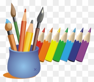 Cartoon Color Pen Transprent Png Free Download - Color Pen Cartoon Clipart