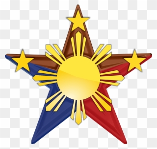 Philippines Star Clipart - Philippine Flag Logo Png Transparent Png