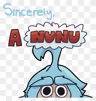 Riot What You Should Know When Giving Nunu His Vgu - Clip Art - Png Download