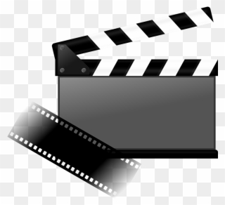 Clapperboard Clipart Movie Logo - Slow Motion - Png Download