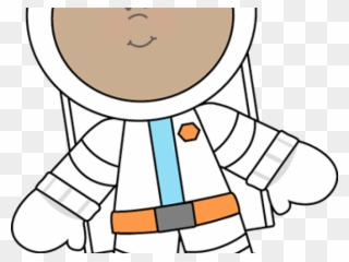 Little Boy Clipart My Cute Graphic - Girl Astronaut Coloring Pages - Png Download