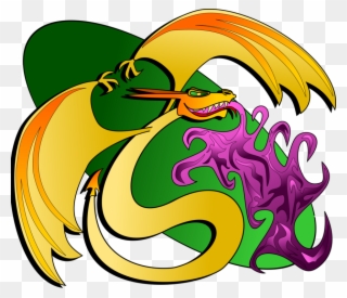 Dragon Serpent Legendary Creature Cartoon - Clip Art - Png Download