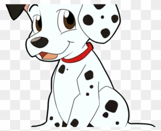 Dalmation Clipart Cartoon - Dalmatian Dog Puppy Clipart - Png Download