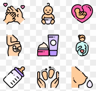 Maternity - Mom Icons Clipart