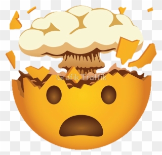 Yükle - Mind Blown Emoji Png Clipart