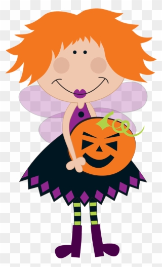 Clipart De Niños Disfrazados Para Halloween - Desenho De Personagens Halloween Png Transparent Png