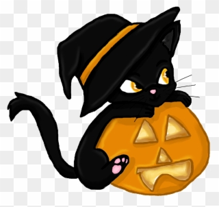 Halloween ~ Halloween Cat Amazing Image Ideas Coloring - Halloween Black Cat Cartoon Clipart