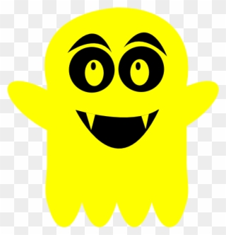 Yellow Ghost Png Clipart