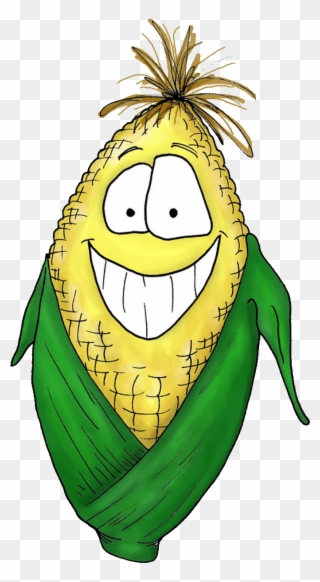 Corn Clipart Fruit - Drawing - Png Download