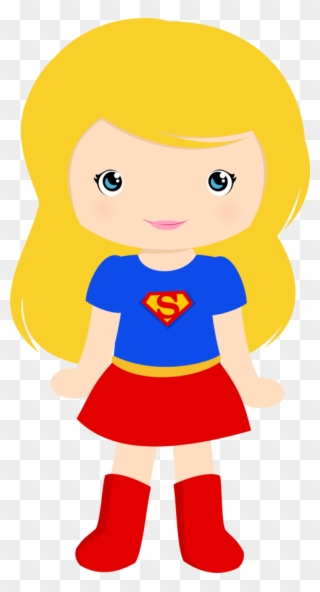 Superhero Party, Superhero Baby Shower, Superhero Classroom, - Heroinas Dibujos Clipart