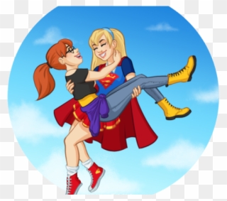 Cosplay Clipart Dc Superhero Girl - Dc Super Hero Girls Batgirl And Supergirl - Png Download