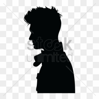 Man Side Silhouette Clipart Silhouette Clip Art - Silhouette Of Man Side View - Png Download