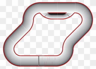 Race Track Png Image Background - Race Track With No Cars Clipart