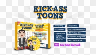 Kick Ass Toons Review Am Review Best Review And Internet - Graphic Design Clipart