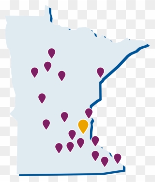 Map-localleagues - Minnesota Ffa Region Map Clipart