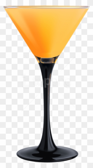 Free Png Orange Cocktail Png Png Images Transparent - Wine Glass Clipart