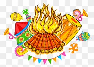 Happy Holi Png- Vector Illustration - Happy Holi Images 2019 Clipart