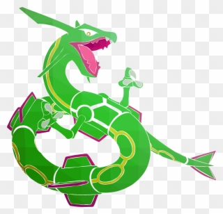 Rayquaza Pokemon - Illustration Clipart