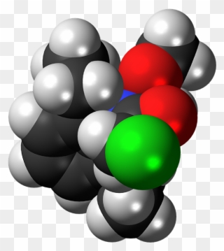 Molecula De Herbicida Clipart