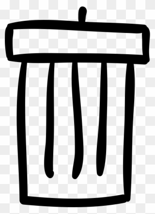 709 X 981 2 0 - Sketch Of Garbage Can Clipart