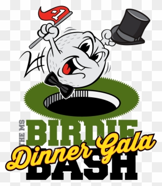 Ms Birdie Bash Dinner Gala - Birdie In The Hole Golf Images Cartoon Clipart