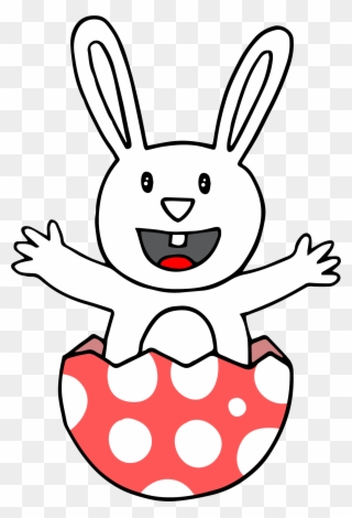 Bunny Easter Egg Broken Png Picture - Bunny Easter Egg Coloring Clipart