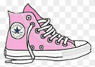 Converse Clipart Svg - Converse Shoe Drawing - Png Download