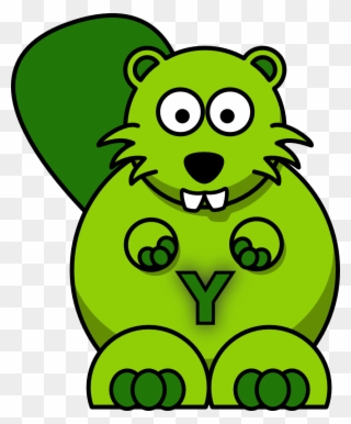 The Eager Beaver - Clipart Cartoon Beaver - Png Download