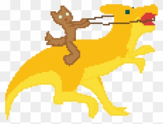 Wolf Riding Dino - Alucard Castlevania Clipart