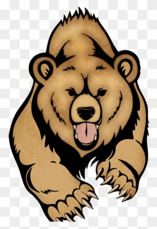 Lime Street Elementary School Home Of The Bears - Grizzly Bear Easy Drawing Clipart