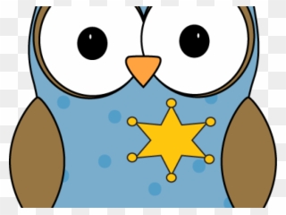 Police Clipart Owl - Owl Monitor Clipart - Png Download