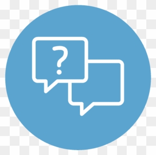 Q&a - Circle Twitter Icon Png Clipart