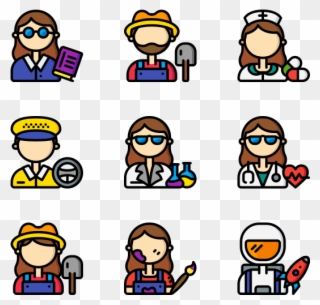 Professions - Cartoon Clipart
