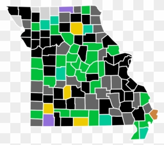 County Results Missouri - Missouri Clipart