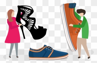 Ordering Vertical For Shoes Clipart