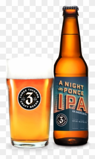Malt Comes Through More As The Beer Warms - Three Taverns A Night On Ponce Clipart