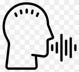 Voice Recognition Scan Icon - Voice Icon Clipart