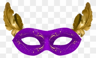 Free Png Download Purple Carnival Mask Png Clipart - Masquerade Black And Gold Clip Art Transparent Png