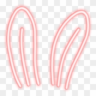 Bunny Ears Transparent Background - Neon Bunny Ears Png Clipart