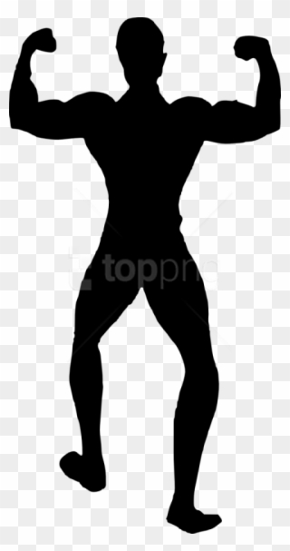Free Png Muscle Man Bodybuilder Silhouette Png - Silhouette Of A Muscle Woman Clipart