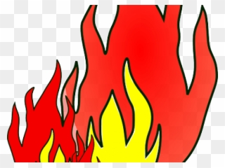 Fire Flames Clipart Carton - Fire You Can Draw - Png Download
