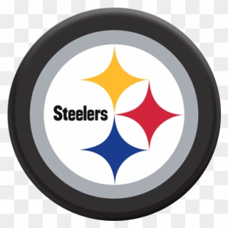 Nfl Helmet Popsockets Grip - Pittsburgh Steelers Logo Clipart