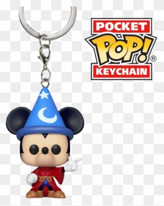 Mickey Mouse 90th Anniversary - Funko Pop Keychain Logo Clipart
