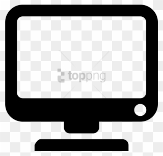 Free Png Computer Monitor Icon Png Image With Transparent - My Computer Icon Black Clipart
