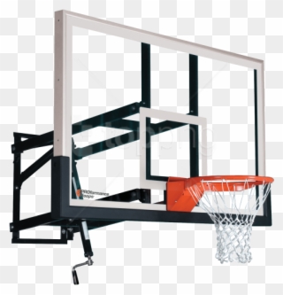 Basketball Goal Png - Basketball Hoop With Backboard Transparent Clipart
