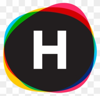Letter H In A Circle Clipart