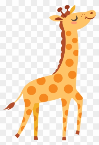 Ask Your Questions Here - Kinderbehang Giraffe Clipart